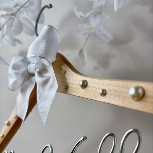 Pearl Bridal Hanger | Bespoke Wedding Hanger