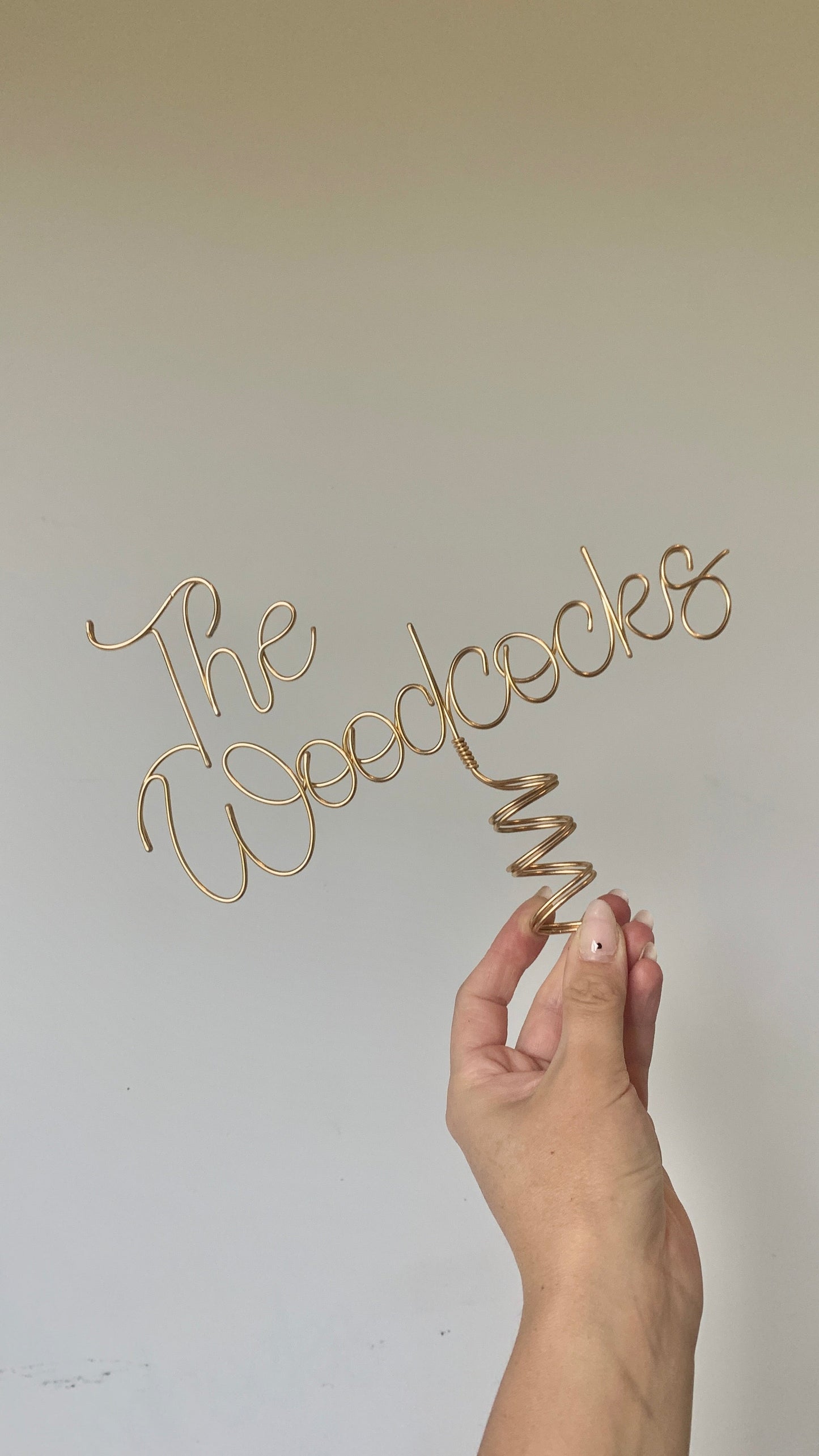 Family name tree topper The Wire Boutique