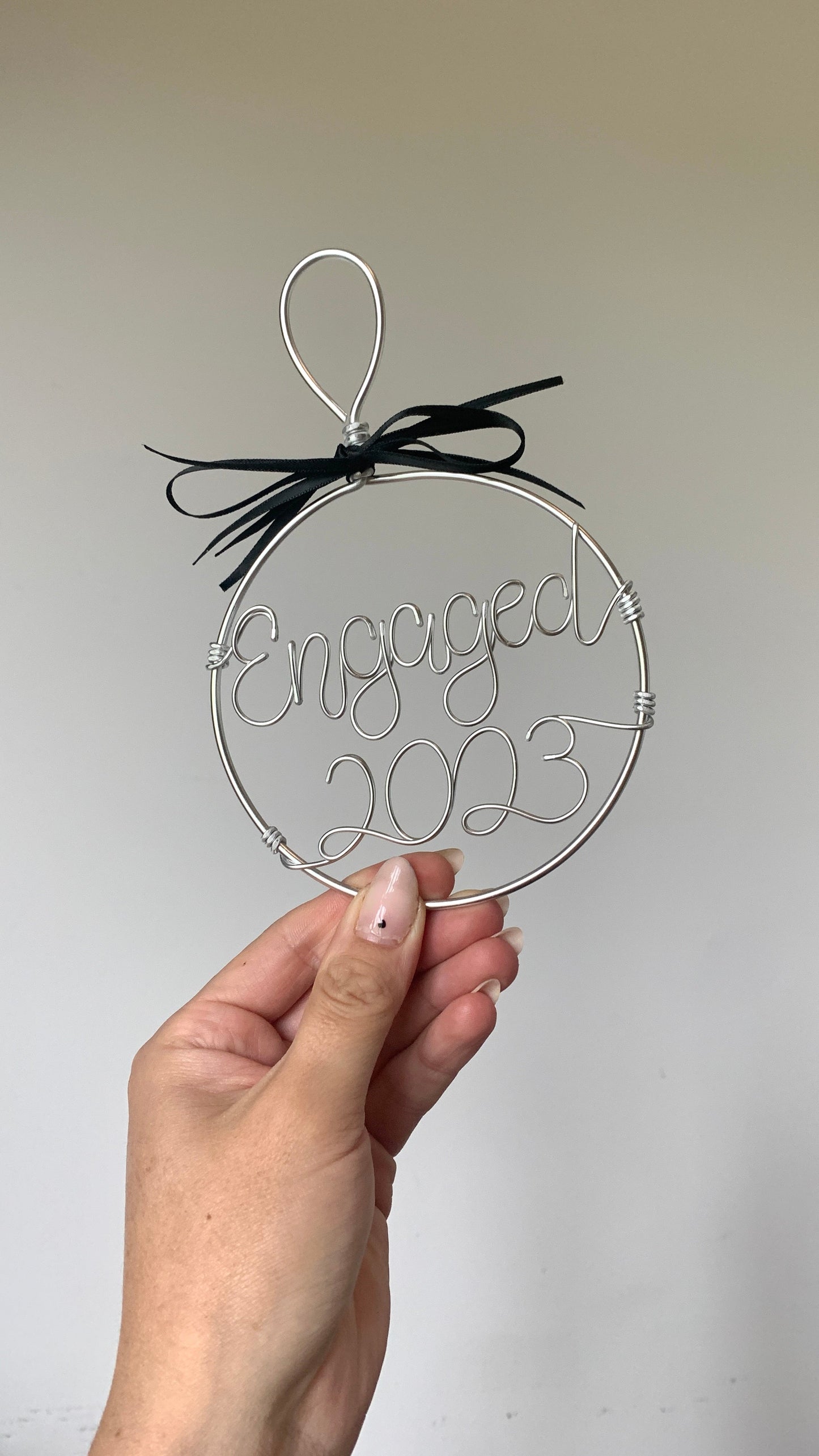 Personalised bauble The Wire Boutique