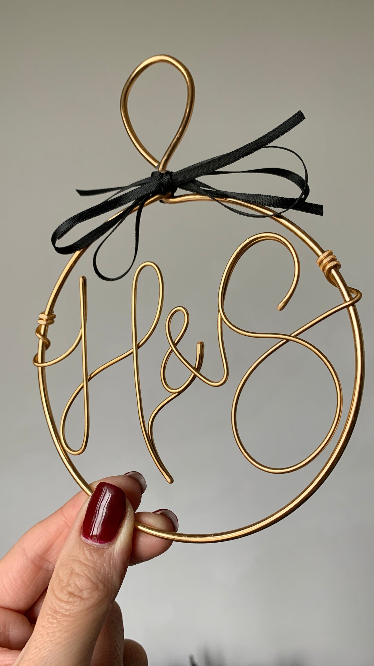 Personalised bauble The Wire Boutique