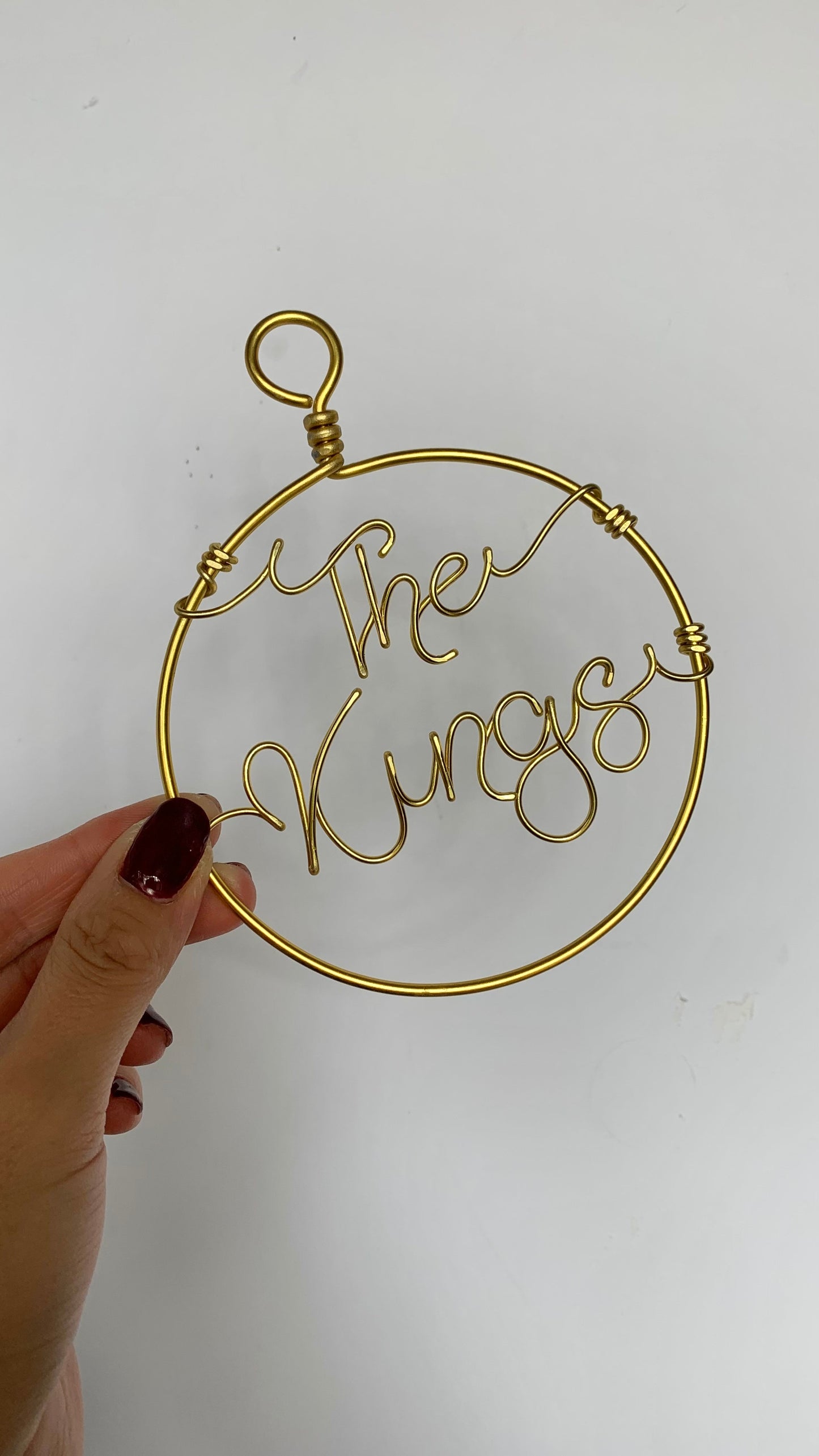 Personalised bauble The Wire Boutique