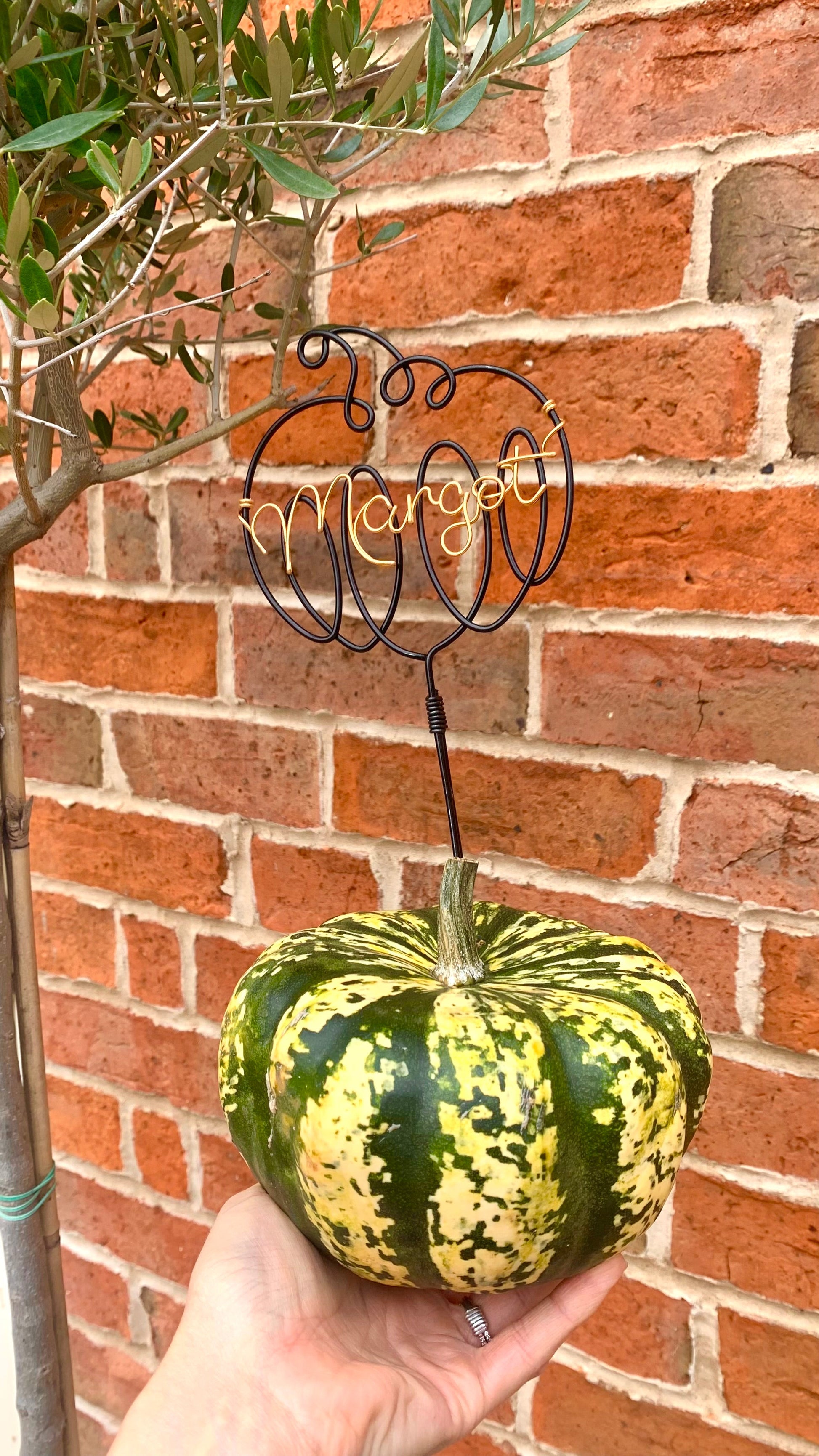 Wire Pumpkin Topper Decorations: Bat, Ghost, Pumpkin Halloween Decor The Wire Boutique