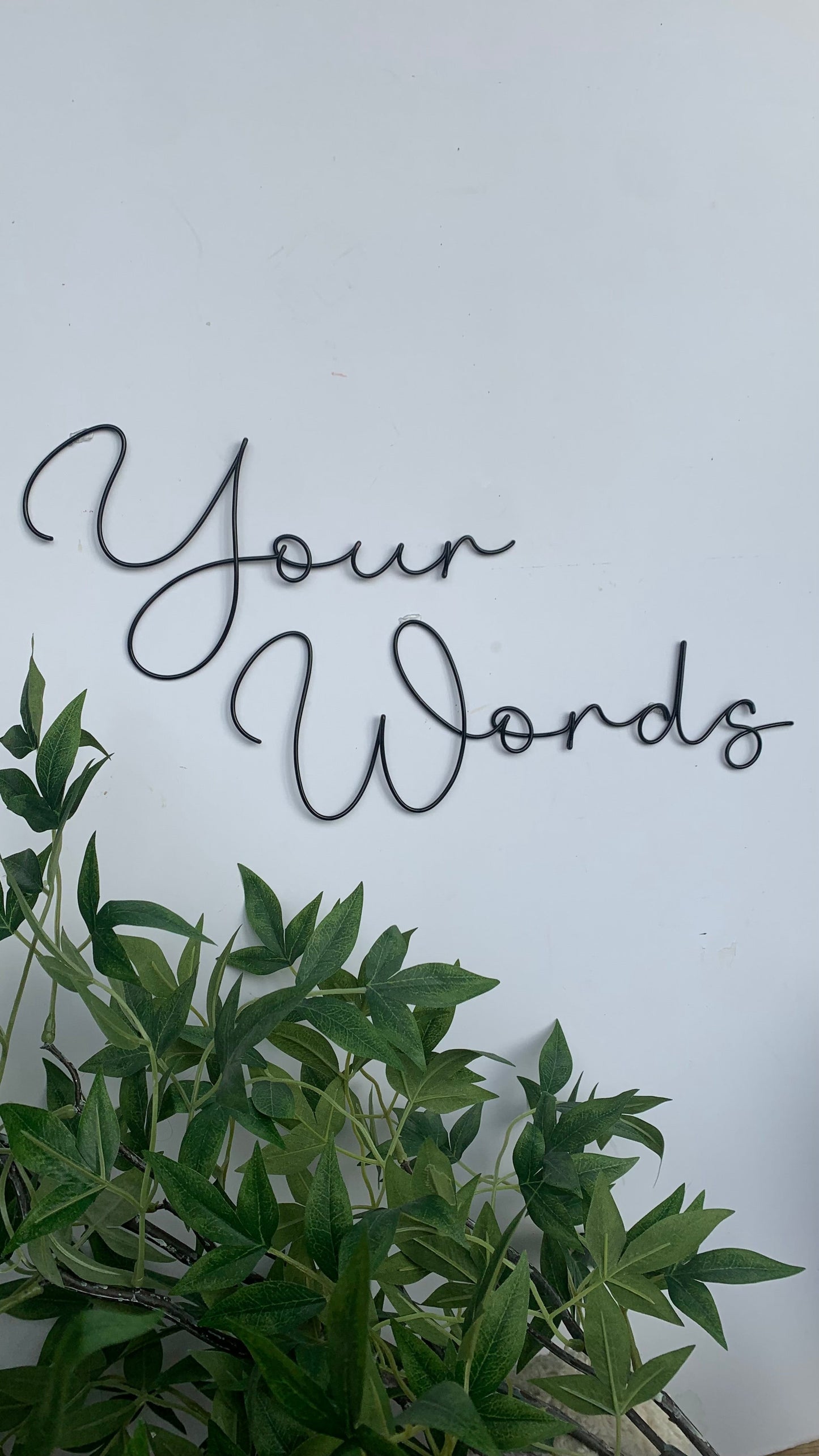Custom Wire Words: Personalised Wall Art Lettering The Wire Boutique