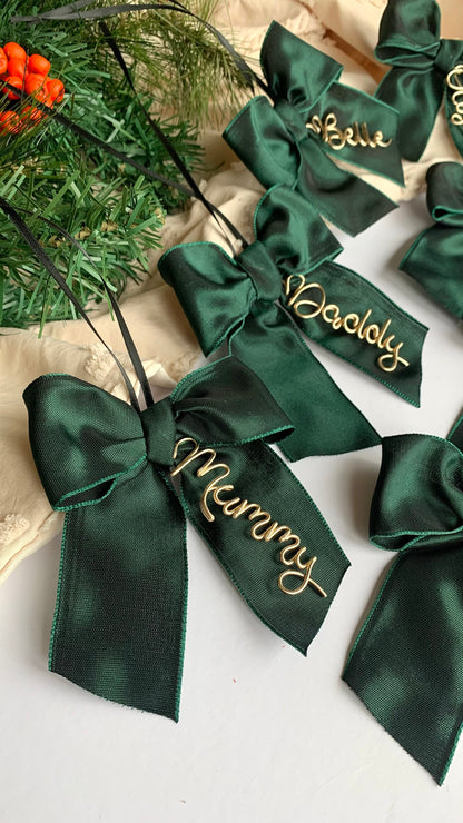 Personalised Bow Gift Tag for Money Envelopes & Gift Cards The Wire Boutique