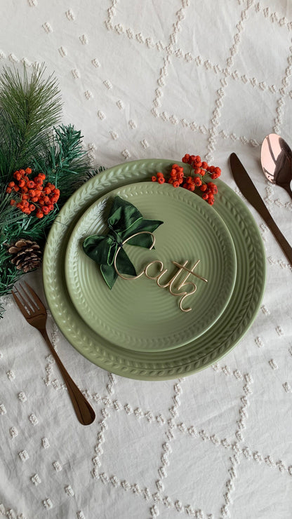 Wire Name Place Card for Your Christmas Table The Wire Boutique