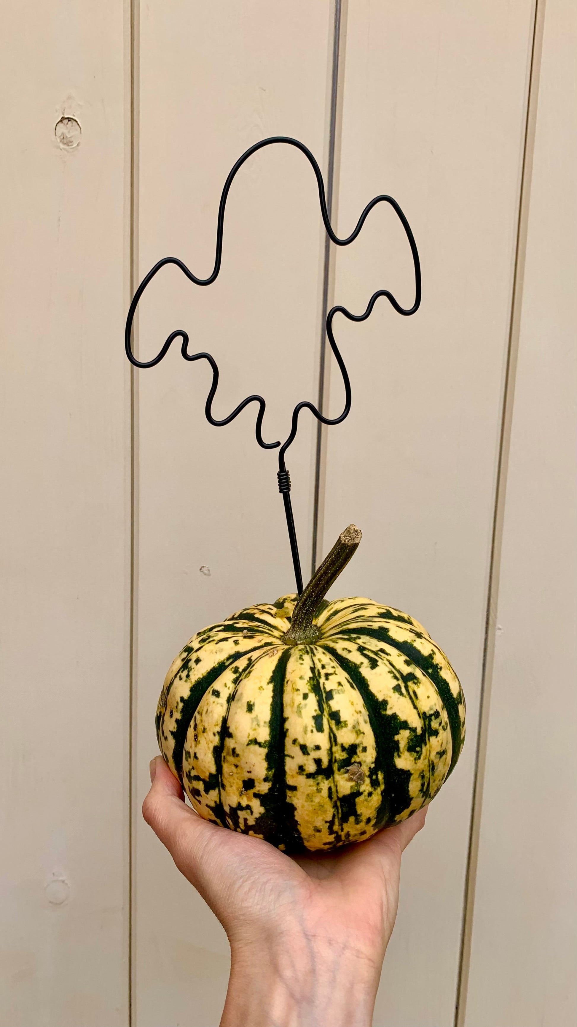 Wire Pumpkin Topper Decorations: Bat, Ghost, Pumpkin Halloween Decor The Wire Boutique