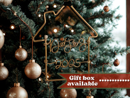 Personalised New Home Bauble The Wire Boutique