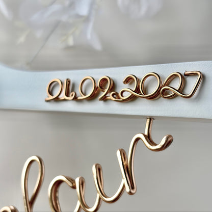 Letter Charm with Hanger | Bridal Party