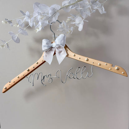 Pearl Bridal Hanger | Bespoke Wedding Hanger