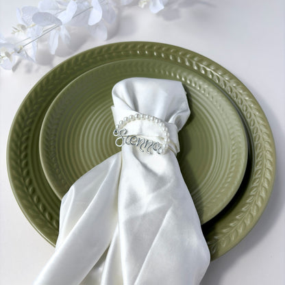 Pearl Wine Glass Charms | Place Settings | Guest Favours