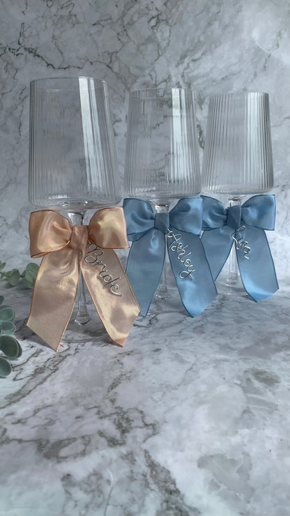 Personalised bow charm The Wire Boutique