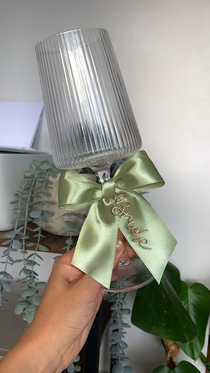 Personalised bow charm The Wire Boutique