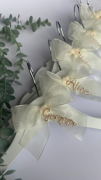 Personalised bow charm The Wire Boutique