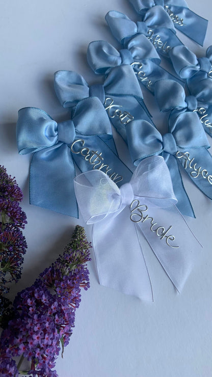 Personalised bow charm The Wire Boutique