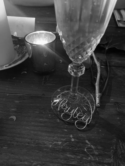 Wine glass charms The Wire Boutique