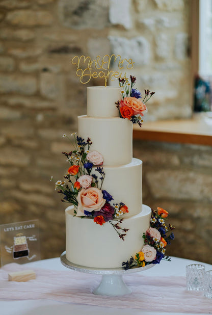 Mr&Mrs Wedding cake topper (Mr&Mr/Mrs&Mrs) The Wire Boutique