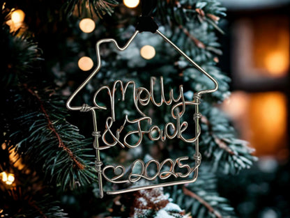 Personalised New Home Bauble The Wire Boutique