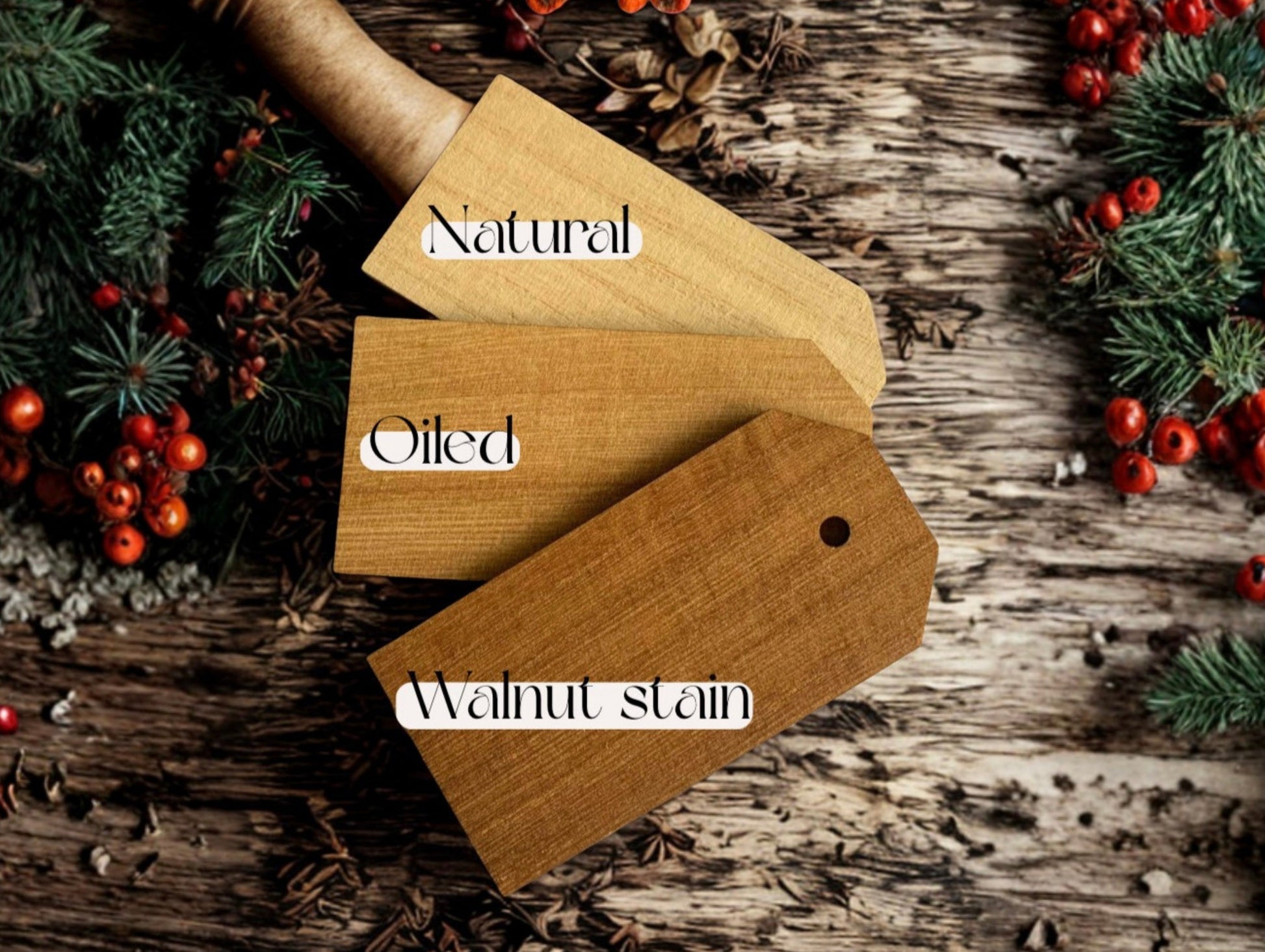 Personalised Wooden Gift Tags The Wire Boutique