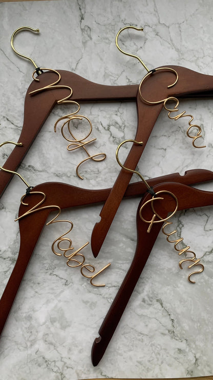 Personalised hanger charms The Wire Boutique
