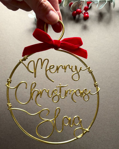  merry christmas slag funny rude christmas bauble secret santa gif
